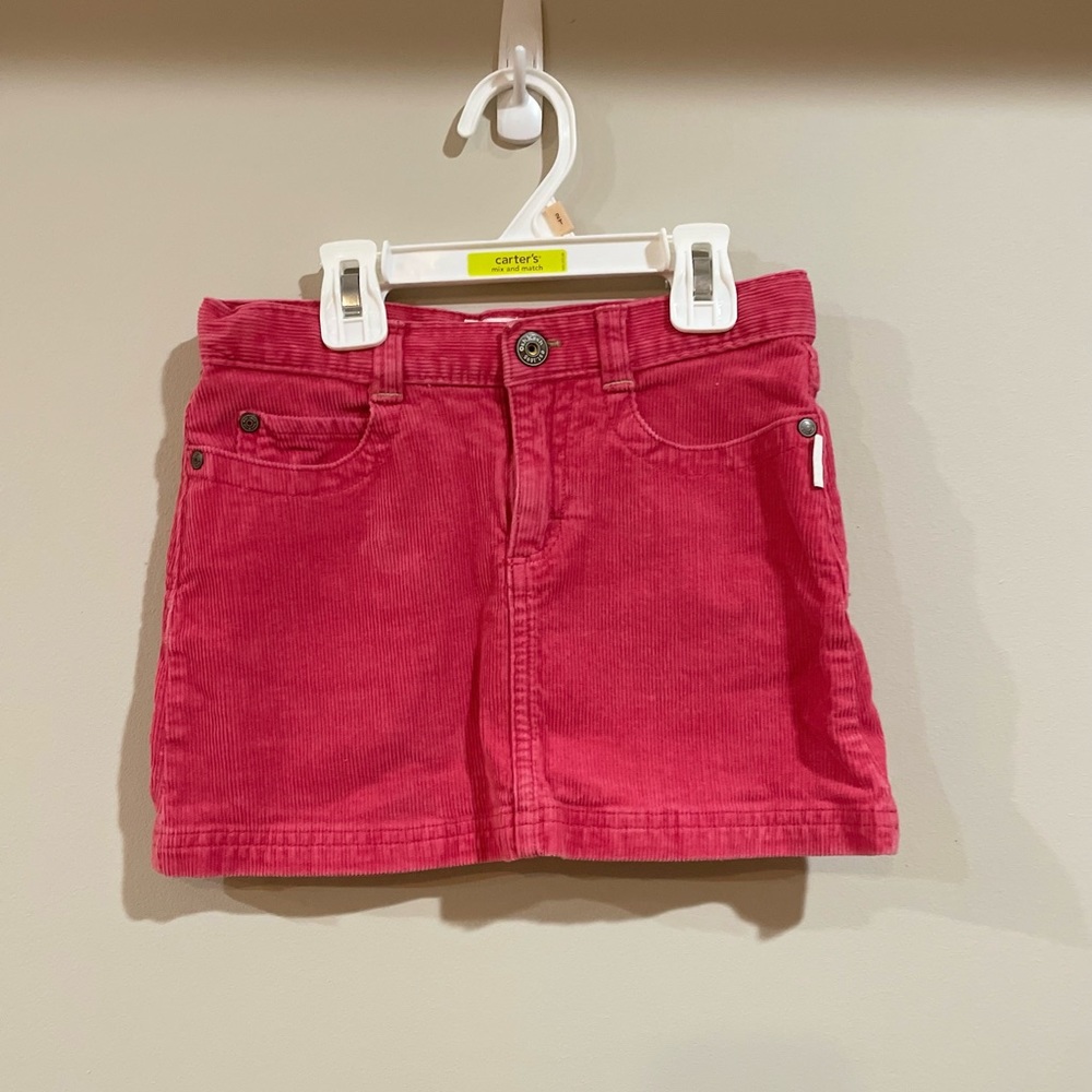 Pink khaki skirt